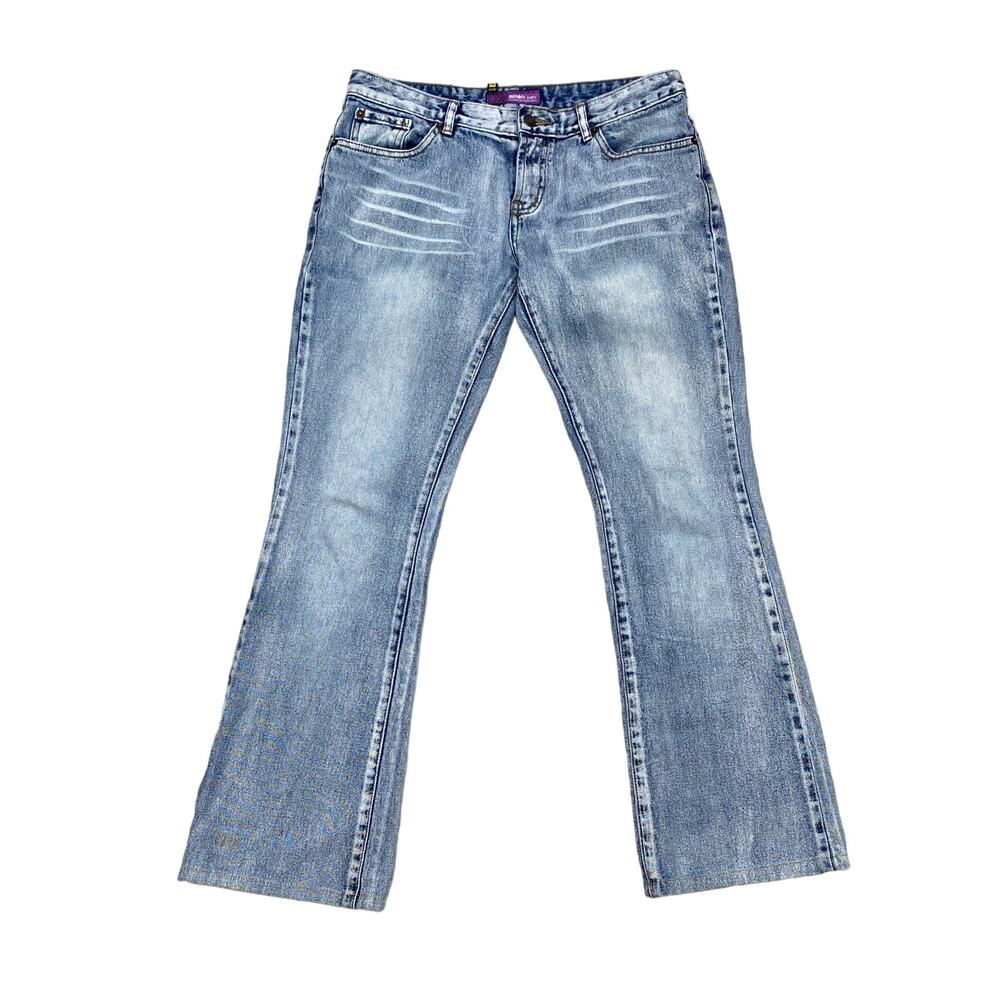 Miss60's Low Rise Boot Cut Wide Leg Flare Jeans Women's 30x29 y2k